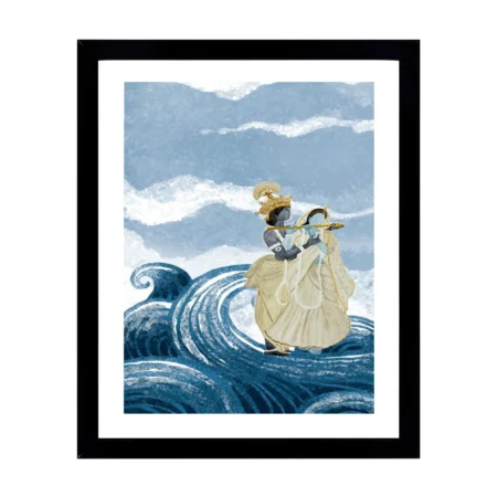 Radha Krishna in Pattachitra