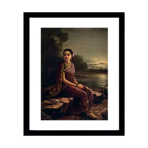 Woman Holding Fruit At Twilight