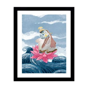 Radha Krishna on Lotus